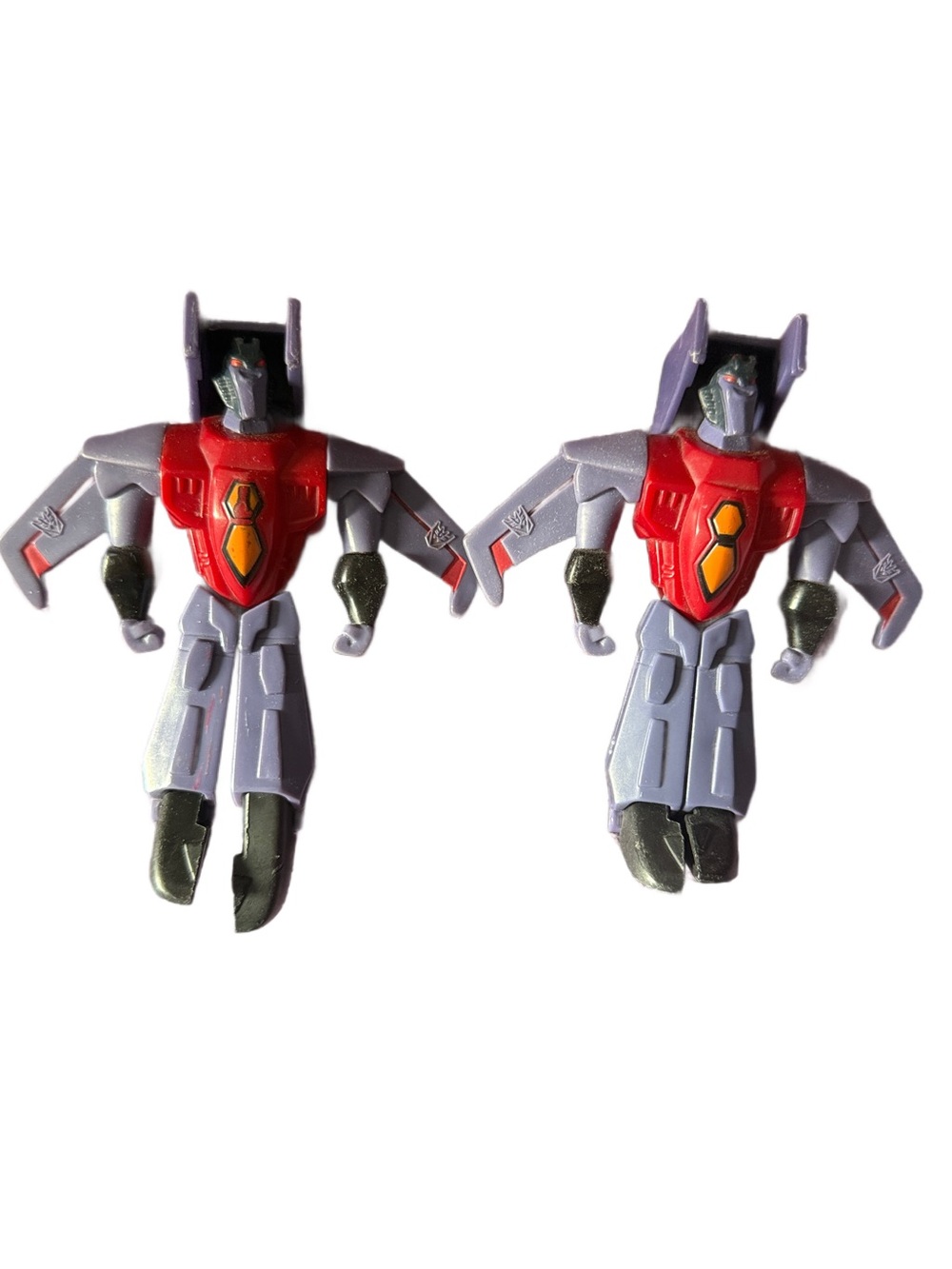 2 - 2008 McDonald’s Transformers Animated Hasbro Scream 4”